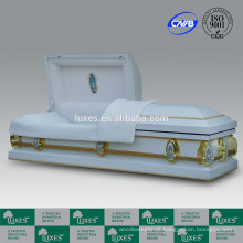 LUXES venda quente americano Funeral caixões de Metal barato Coffins18ga